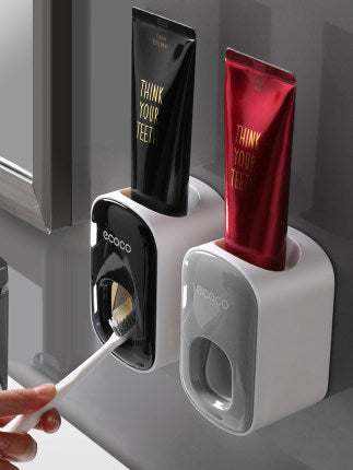 Wall Mounted Automatic Toothpaste Holder - Bathroom Setup Dispenser...