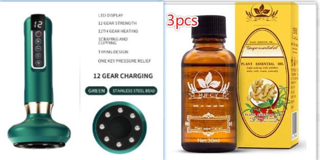 Electric Vacuum Cupping Massager ---For Anti-Cellulite Body Suction ..