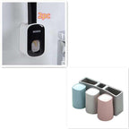 Wall Mounted Automatic Toothpaste Holder - Bathroom Setup Dispenser...