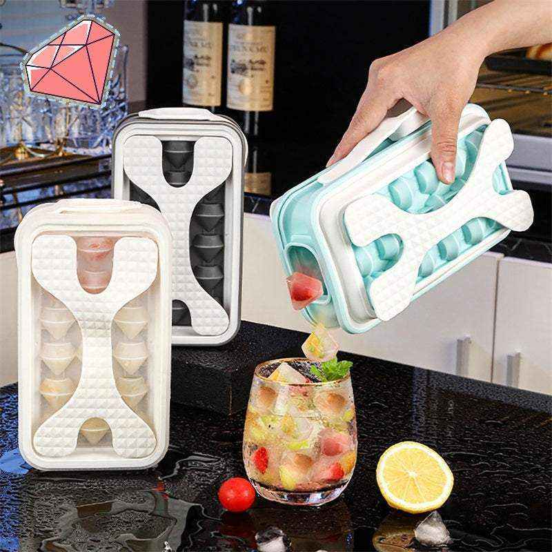 2in1 Portable Silicone Ice Ball MoldEasy Release Ice Maker for Whiskey