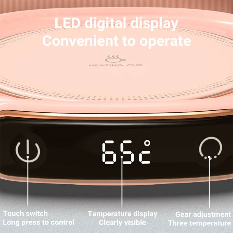 Coffee Mug Warmer --- Safe To Keep Your Drinks Hot with Smart Heating.