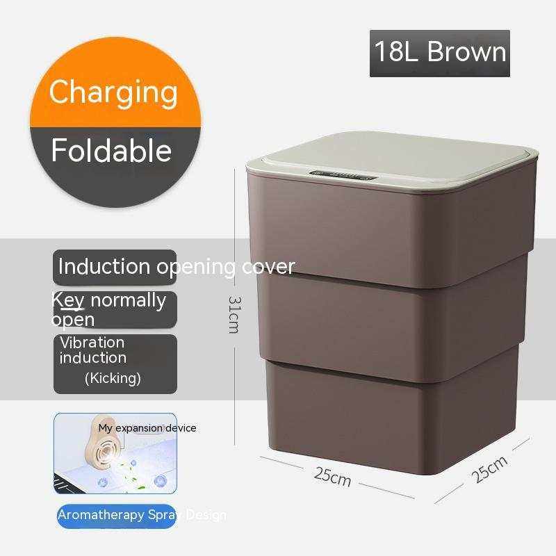 Smart Trash Can - Touchless Automatic Garbage Inductive Stylish Design
