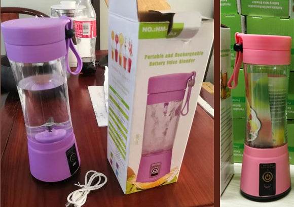 Portable Blender -- Safe USB Rechargeable Mini Juicer for Smoothies ..