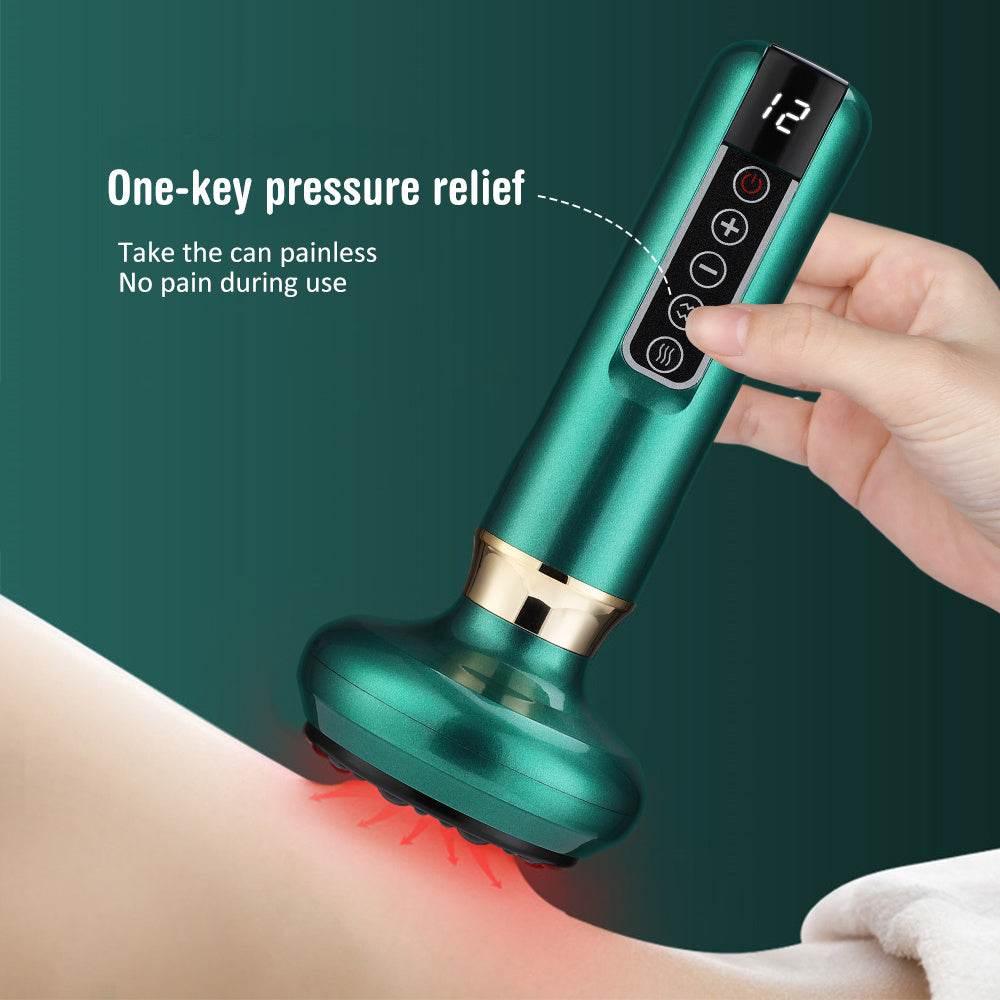 Electric Vacuum Cupping Massager ---For Anti-Cellulite Body Suction ..
