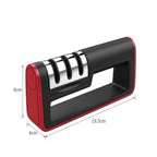 Professional Knife Sharpener - 3 Safe and Easy Stages Diamond Tools ..