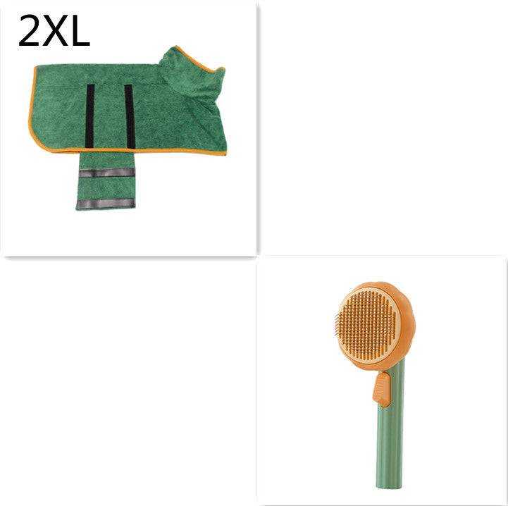 Pet Cat Brush -designed for   Hand-held Steel Wire Self-cleaning Comb.