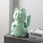 Home Living Room Cute Lucky Cat Desktop Decoration Ceramic