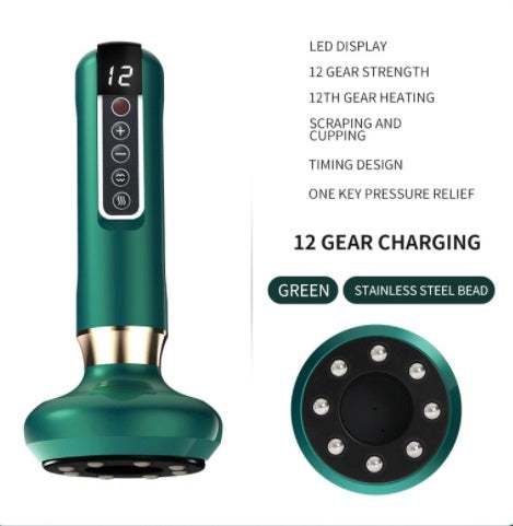Electric Vacuum Cupping Massager ---For Anti-Cellulite Body Suction ..