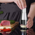 Garlic Crusher Onion Chopper for Kitchen --- The Manual Press Gadget .