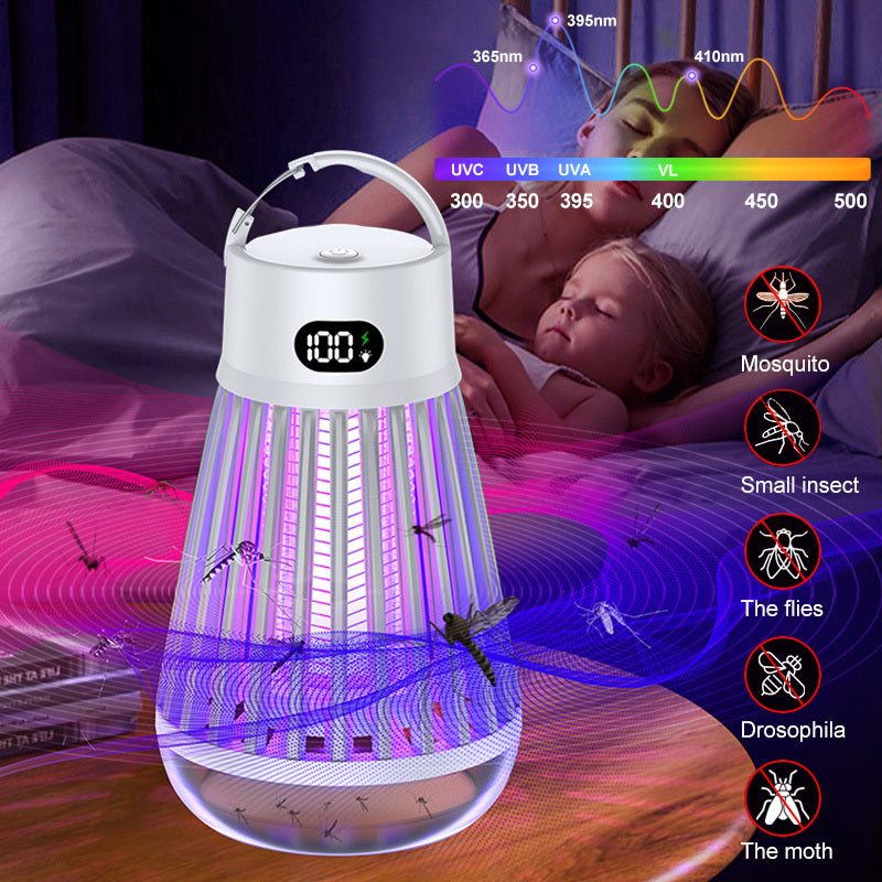 Digital Display Mosquito Killer Lamp - The Safe Effective Outdoor Trap