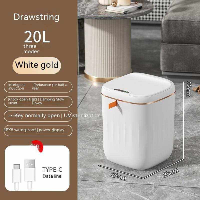 Smart Trash Can - Touchless Automatic Garbage Inductive Stylish Design