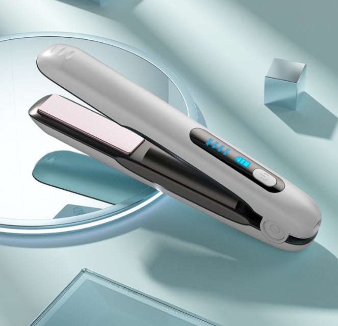 Wireless Hair Straightener Cordless Rechargeable Travel-Friendly Styl.