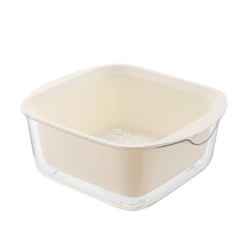 Double Deck Drain Basket --- The Safe Household Storage, easy to use .