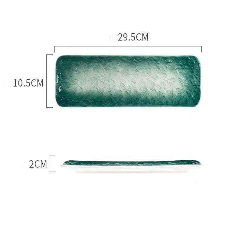 Nordic Ceramic Plate - Momei Home Creative Stone Pattern Plates.......