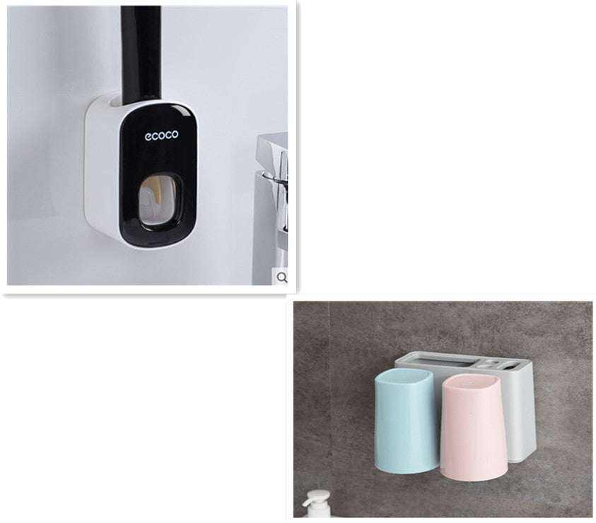 Wall Mounted Automatic Toothpaste Holder - Bathroom Setup Dispenser...