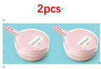 8 In 1 Mandoline Slicer -- Safe Versatile Vegetable and Fruit Cutter .