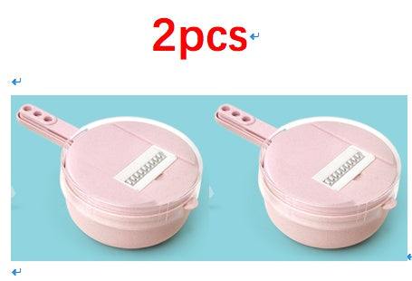8 In 1 Mandoline Slicer -- Safe Versatile Vegetable and Fruit Cutter .