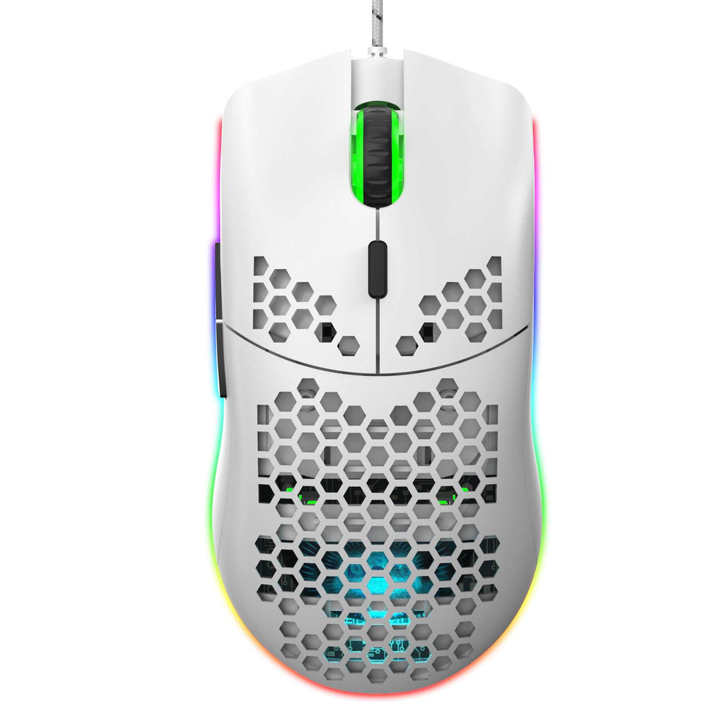 Lightweight Honeycomb Shell Wired Mouse --Programmable Gaming Mouse...