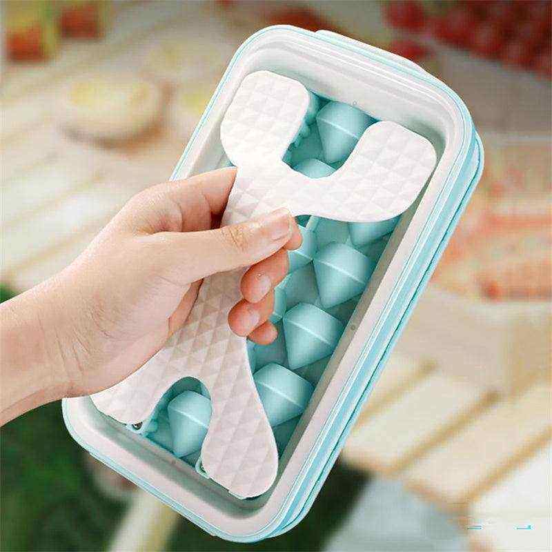 2in1 Portable Silicone Ice Ball MoldEasy Release Ice Maker for Whiskey