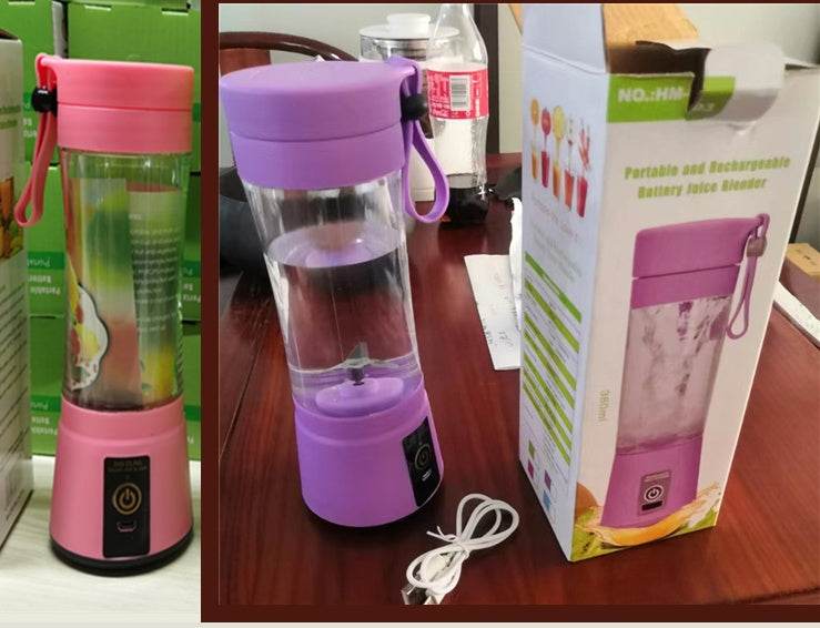Portable Blender -- Safe USB Rechargeable Mini Juicer for Smoothies ..