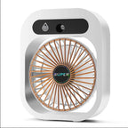 Air Conditioning Fan Quiet Cooling with Humidifier & Adjustable Speed.