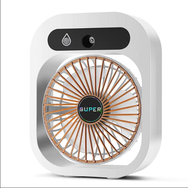 Air Conditioning Fan Quiet Cooling with Humidifier & Adjustable Speed.