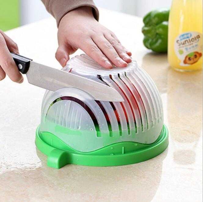 Creative Salad Cutter - Safe and Easily Cut Fruits & Vegetables Safely