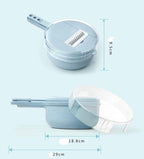 8 In 1 Mandoline Slicer -- Safe Versatile Vegetable and Fruit Cutter .