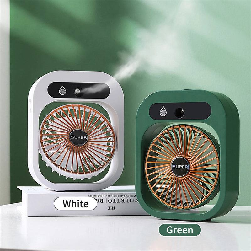 Air Conditioning Fan Quiet Cooling with Humidifier & Adjustable Speed.
