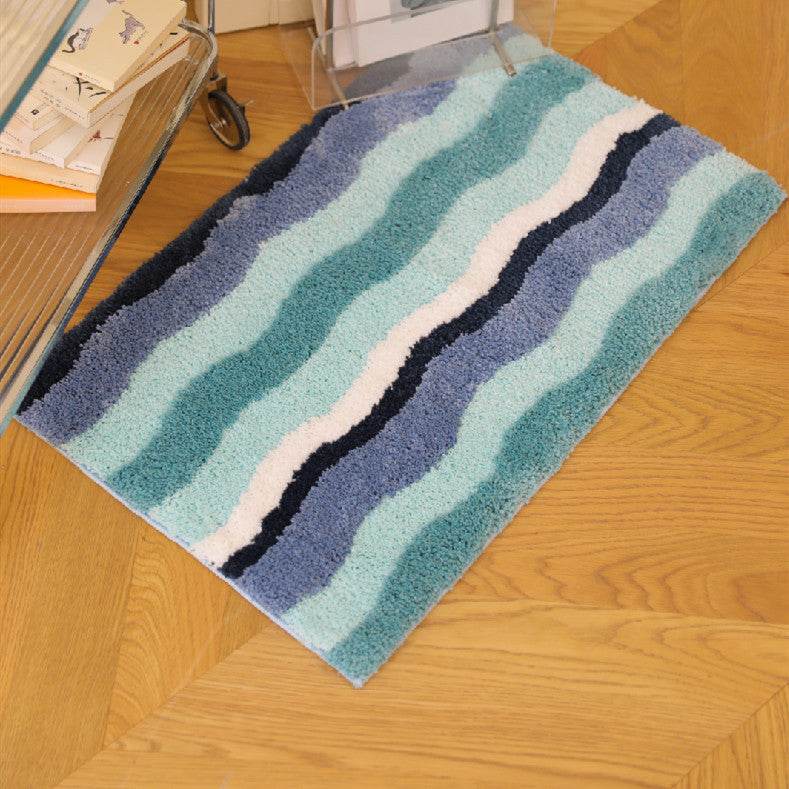 Home Ground Mat Durable Offers a Non-slip Toilet Mat for Household Use