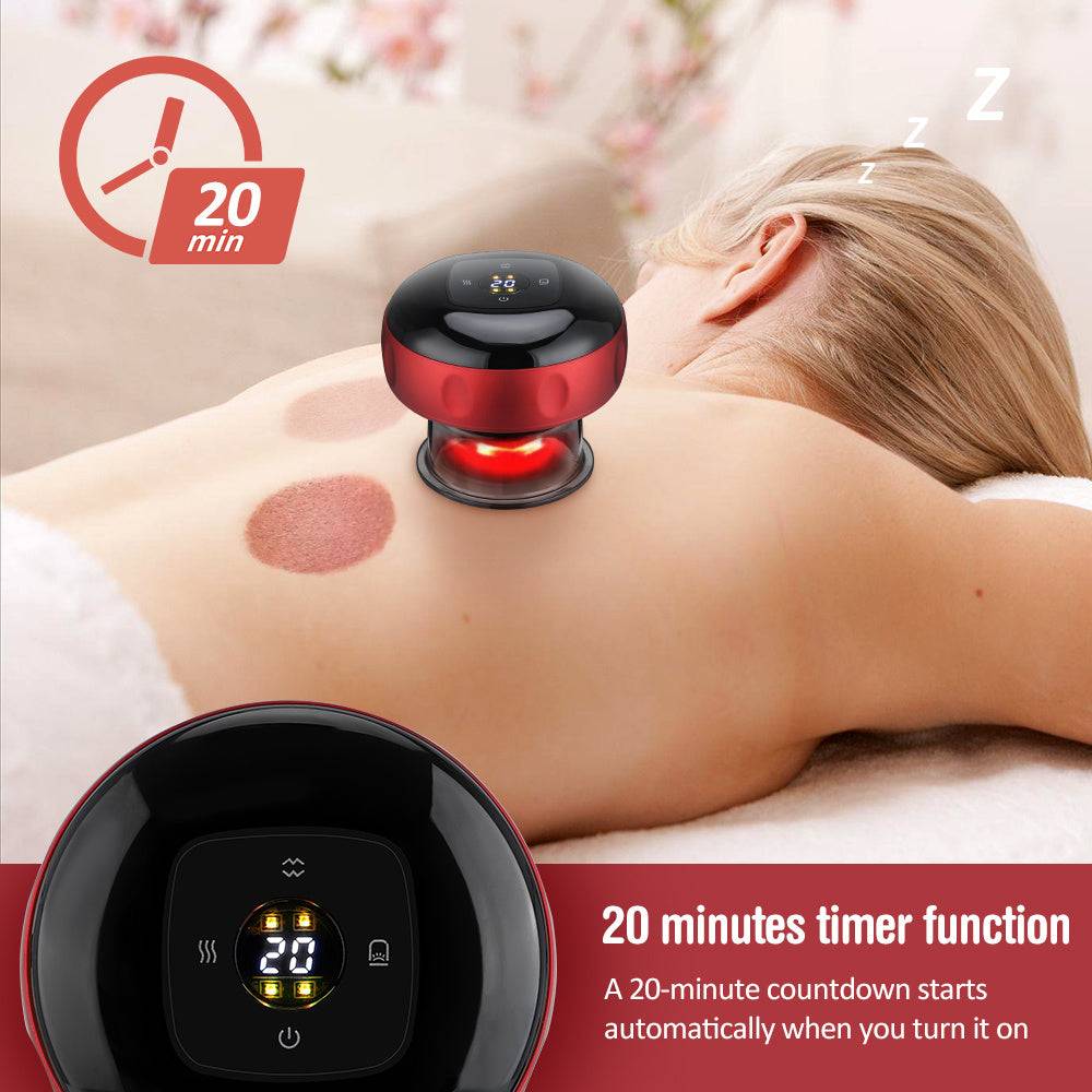 Electric Vacuum Cupping Anti-Cellulite Therapy Massager Smart Cupping.