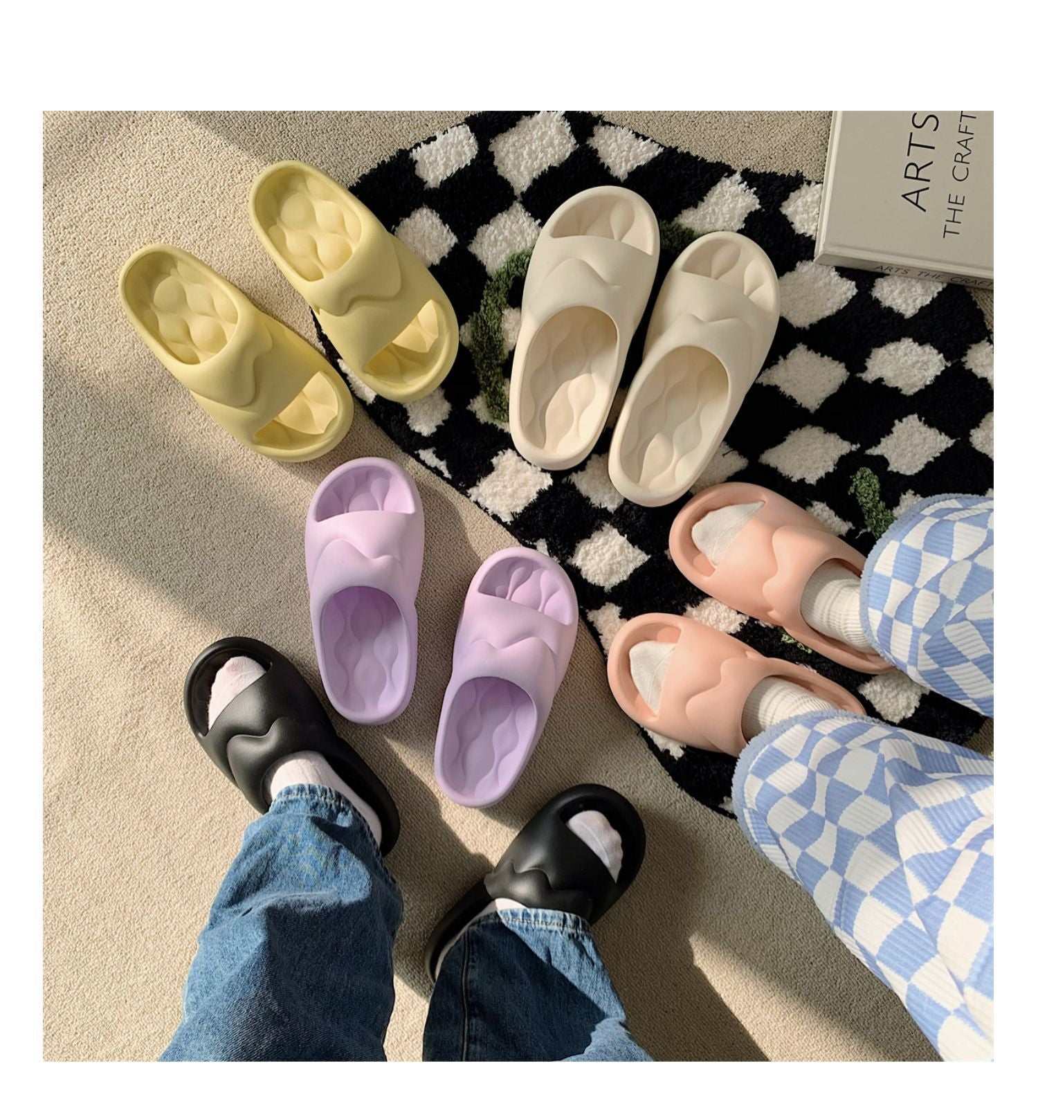 Comfortable Home Slippers – Cozy Indoor House Shoes for Men & Women...
