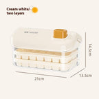 Large Capacity Ice Tray -Safe & easy, Food Grade One-click Press Maker