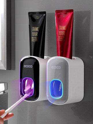 Wall Mounted Automatic Toothpaste Holder - Bathroom Setup Dispenser...
