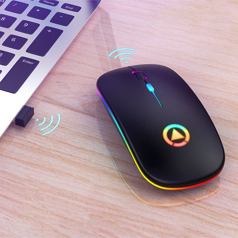 Wireless charging Bluetooth mouse - with a sleek  Ultimate Efficiency.
