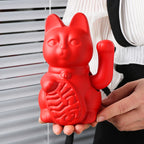 Home Living Room Cute Lucky Cat Desktop Decoration Ceramic