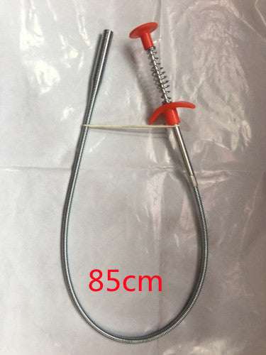 Sewer Dredge Spring Pipe - To Safely Clear Kitchen Sink Clogs Easily .