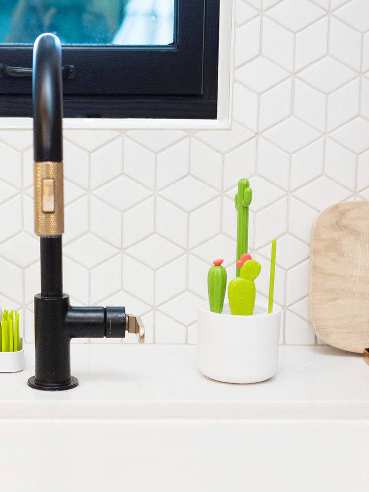 Multifunctional Nylon Cleaning Cactus Bottle Brush -The Safe Brush Set