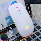Wireless charging Bluetooth mouse - with a sleek  Ultimate Efficiency.