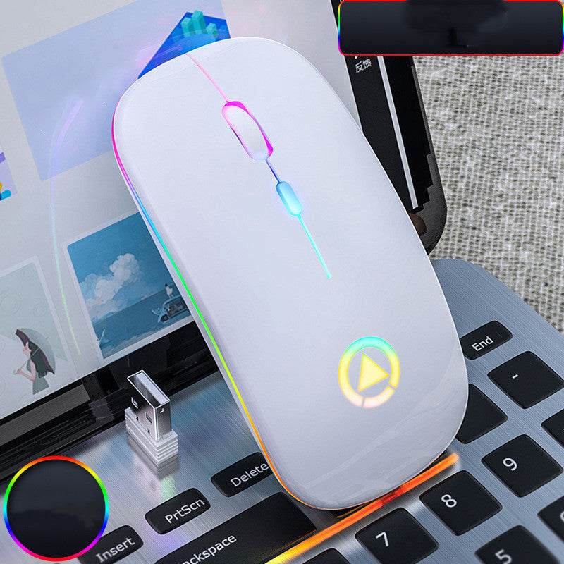 Wireless charging Bluetooth mouse - with a sleek  Ultimate Efficiency.