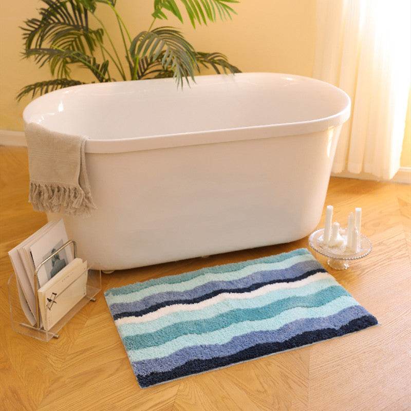 Home Ground Mat Durable Offers a Non-slip Toilet Mat for Household Use