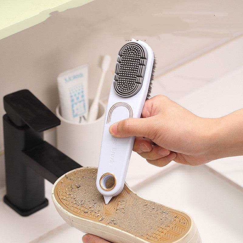Double Sided Shoe Brush --- The safe Anti Slip Shoe Cleaning Gadgets .
