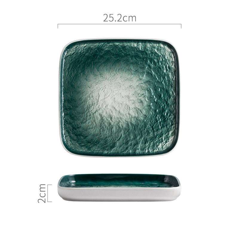 Nordic Ceramic Plate - Momei Home Creative Stone Pattern Plates.......