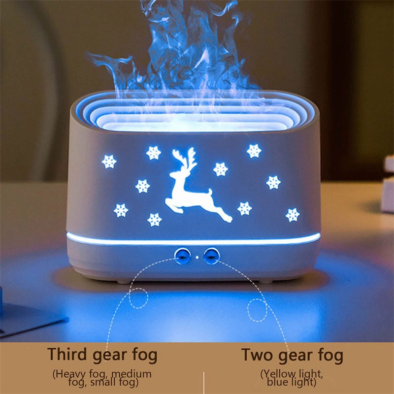 Elk Flame Humidifier This Diffuser offers  for Christmas Atmosphere...