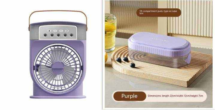 Portable USB Air Conditioner Mini Personal Cooling Fan for Home Office