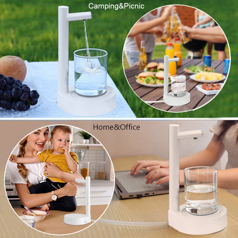 Electric Water Gallon Dispenser - Automatic, Rechargeable & Portable .