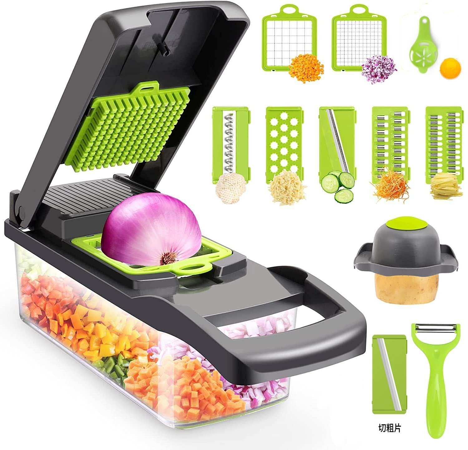 Vegetable and Silk Cutter -  Household Kitchen Gadgets Stainless Steel
