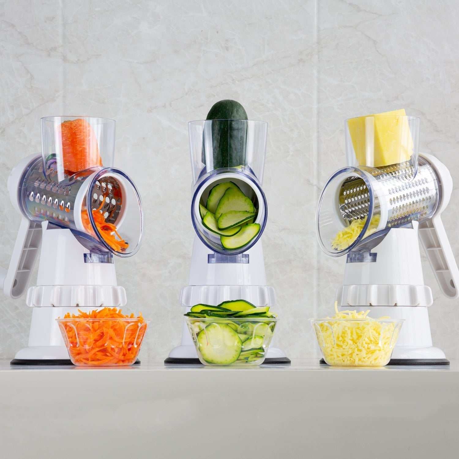 3 In 1 Vegetable Slicer – Multifunctional Kitchen Tool for Effortless.