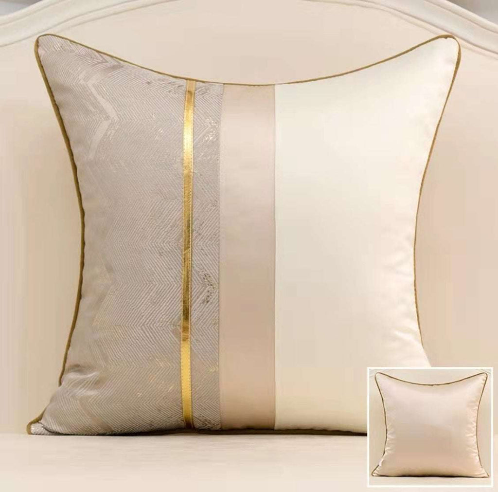 Home Fashion Splicing Stylish Pillow Cover Modern Touch for Decoration