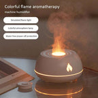 Flame Humidifier Aromatherapy Diffuser Cool Mist EssentialOil Diffuser